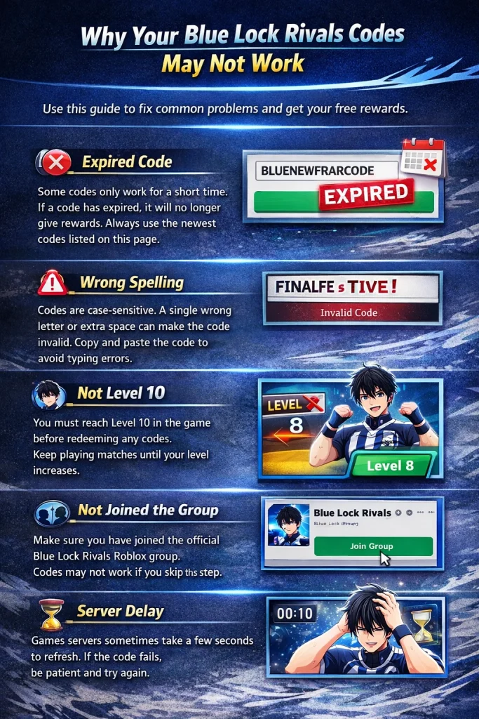 Blue Lock Rivals Codes