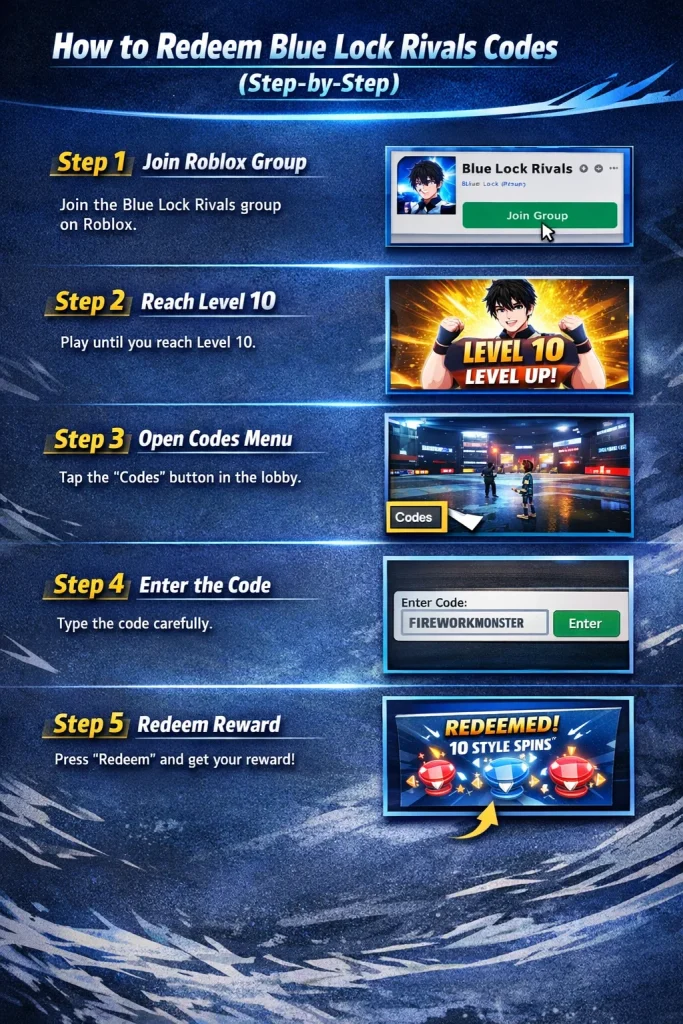 Blue Lock Rivals Codes