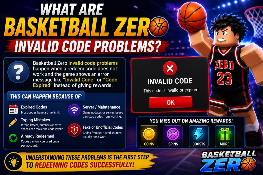 Basketball Zero Invalid Code